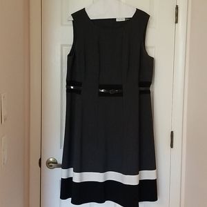 Black and grey dress